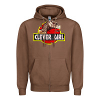 Chestnut clever girl Zipper Hoodie - linhVisuals