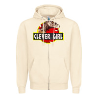 Sandshell clever girl Zipper Hoodie - linhVisuals