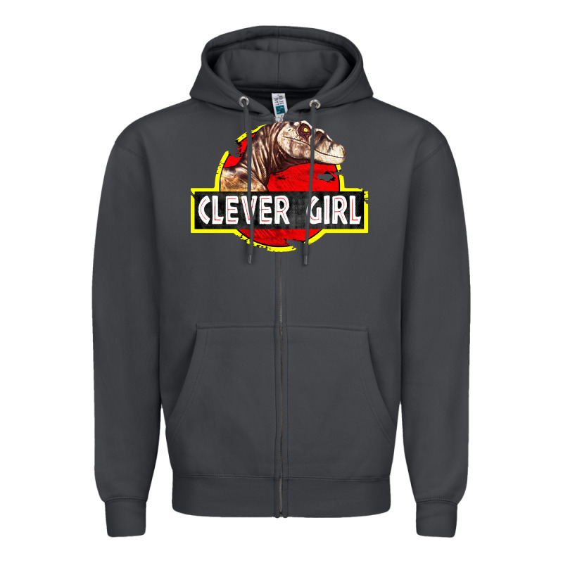 Clever Girl Zipper Hoodie by linhVisuals | Teevron