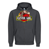 Smoke clever girl Zipper Hoodie - linhVisuals