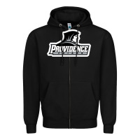 Black providence college Zipper Hoodie - linhVisuals