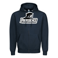 Navy providence college Zipper Hoodie - linhVisuals