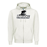 Oatmeal Heather providence college Zipper Hoodie - linhVisuals