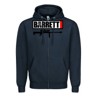Navy barrett firearm company Zipper Hoodie - linhVisuals