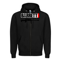 Black barrett firearm company Zipper Hoodie - linhVisuals