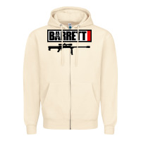 Sandshell barrett firearm company Zipper Hoodie - linhVisuals