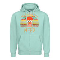 Seafoam the muppet show beaker meepers gonna meep Zipper Hoodie - linhVisuals