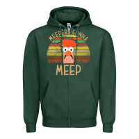 Sports Green the muppet show beaker meepers gonna meep Zipper Hoodie - linhVisuals