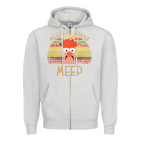 Dove Grey the muppet show beaker meepers gonna meep Zipper Hoodie - linhVisuals