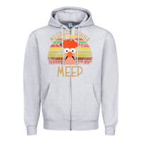 Heather Grey the muppet show beaker meepers gonna meep Zipper Hoodie - linhVisuals