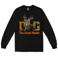 Black Western Dad The Great Deer Hunter Long Sleeve Tee - LillyAllenDesigns