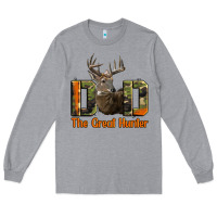 Heather Grey Western Dad The Great Deer Hunter Long Sleeve Tee - LillyAllenDesigns