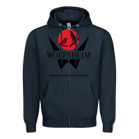 Navy wolfsheim german music Zipper Hoodie - linhVisuals