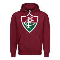 Burgundy the-fluminense-pen Zipper Hoodie - linhVisuals
