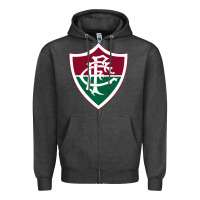 Charcoal Heather the-fluminense-pen Zipper Hoodie - linhVisuals