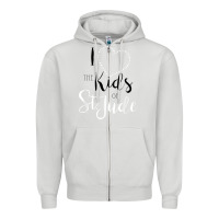 Dove Grey i love and heart the kids of st jude shirt for runners Zipper Hoodie - linhVisuals