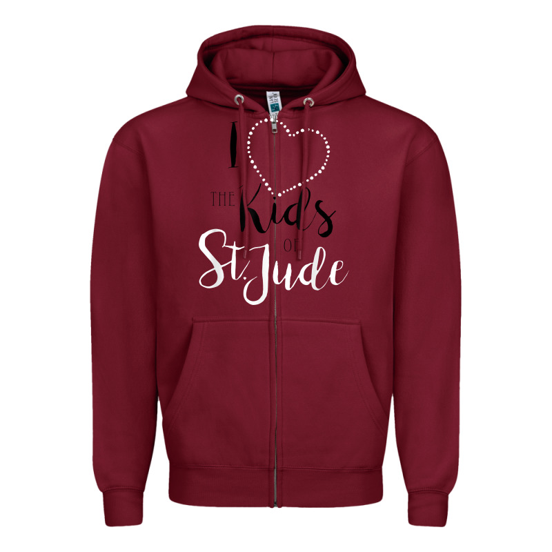I Love And Heart The Kids Of St Jude Shirt For Runners Zipper Hoodie by linhVisuals | Teevron