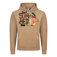 Vintage Coffee Sweet Summer Time Vintage Hoodie - CowhideDigitalArt