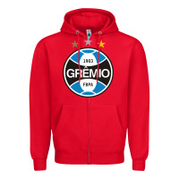 Red the-grêmio-pen Zipper Hoodie - linhVisuals