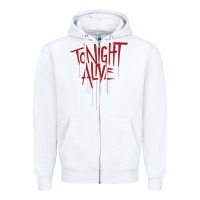 White tonight alive Zipper Hoodie - linhVisuals