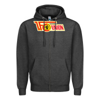 Charcoal Heather the-1.-fc-union-berlin-pen Zipper Hoodie - linhVisuals