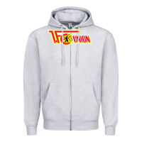 Heather Grey the-1.-fc-union-berlin-pen Zipper Hoodie - linhVisuals