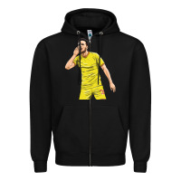 Black Diogo Jota Zipper Hoodie - linhVisuals