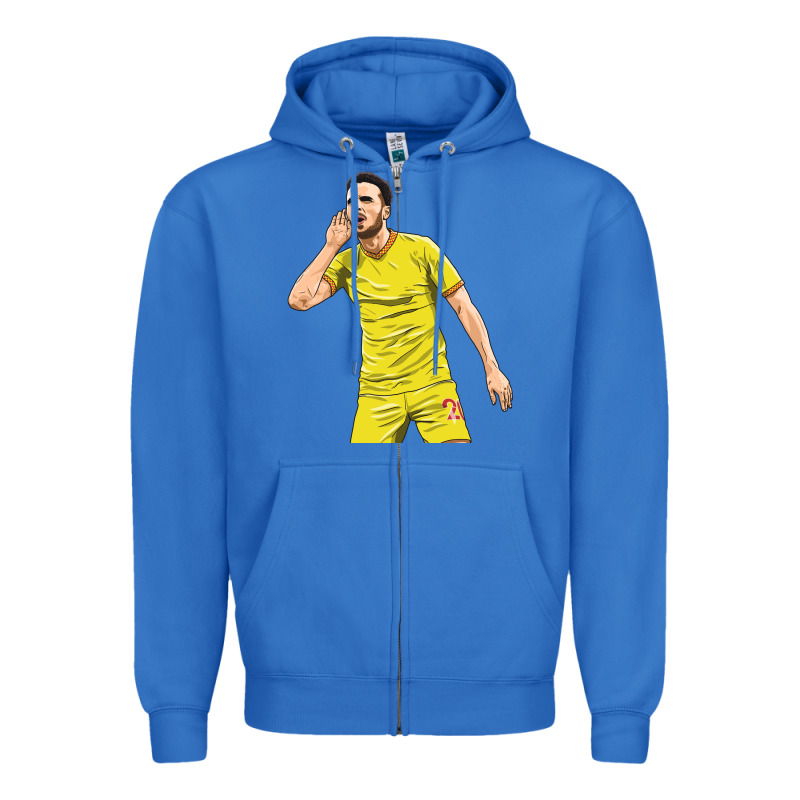 Diogo Jota Zipper Hoodie by linhVisuals | Teevron