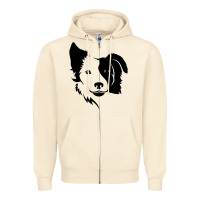 Sandshell dog, collie, dogs, collies, border collies, puppy, sheepdog Zipper Hoodie - linhVisuals