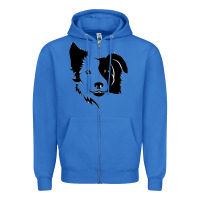 True Royal dog, collie, dogs, collies, border collies, puppy, sheepdog Zipper Hoodie - linhVisuals