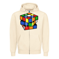Sandshell rubik cube Zipper Hoodie - linhVisuals