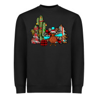 Black christmas turkey Heavyweight Sweatshirt - JahusDesignShop
