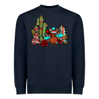 Navy christmas turkey Heavyweight Sweatshirt - JahusDesignShop