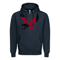 Navy eastern washington eagles Zipper Hoodie - linhVisuals