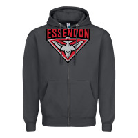 Smoke essendon fc Zipper Hoodie - linhVisuals