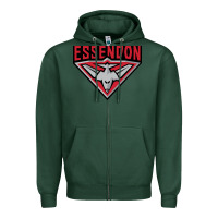 Sports Green essendon fc Zipper Hoodie - linhVisuals