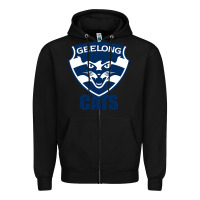 Geelong Cats Zipper Hoodie | Teevron