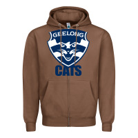 Chestnut geelong cats Zipper Hoodie - linhVisuals