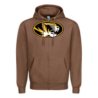 Chestnut missouri tigers Zipper Hoodie - linhVisuals