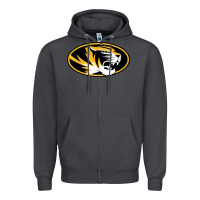 Smoke missouri tigers Zipper Hoodie - linhVisuals
