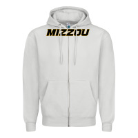 Dove Grey mizzou athletics Zipper Hoodie - linhVisuals