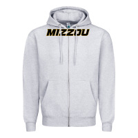 Heather Grey mizzou athletics Zipper Hoodie - linhVisuals