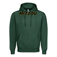 Sports Green mizzou athletics Zipper Hoodie - linhVisuals