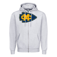 Heather Grey mississippi choctaws Zipper Hoodie - linhVisuals