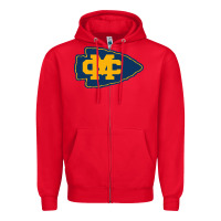 Red mississippi choctaws Zipper Hoodie - linhVisuals