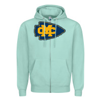 Seafoam mississippi choctaws Zipper Hoodie - linhVisuals