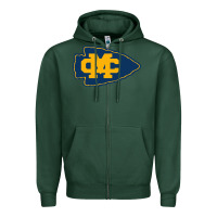 Sports Green mississippi choctaws Zipper Hoodie - linhVisuals