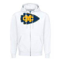 White mississippi choctaws Zipper Hoodie - linhVisuals