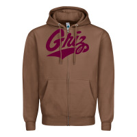Chestnut montana griz Zipper Hoodie - linhVisuals