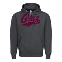 Smoke montana griz Zipper Hoodie - linhVisuals